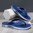 thumbnail image 7 of Mens Sandals Slippers Beach Flip Flops Comfort Fit Lightweight Ultra Soft Adult Flip Flop Sandal for Men, 7 of 7