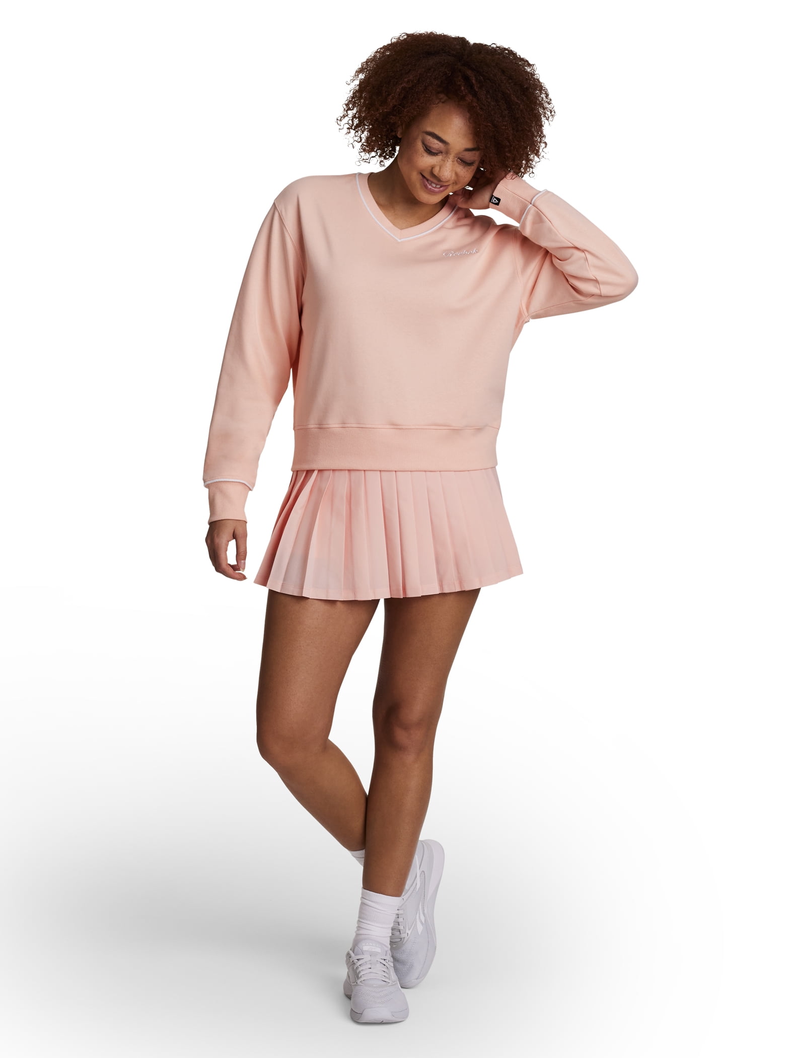 Reebok Courtside Oversize Meet & Greet Crew, Sizes XS-4X