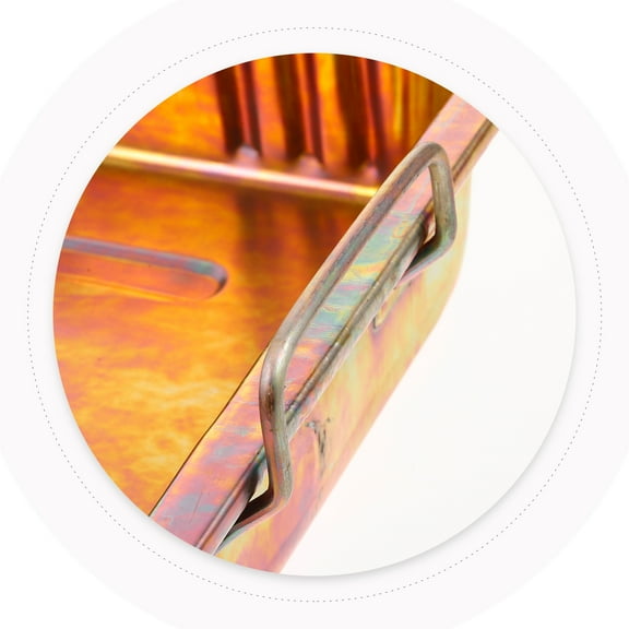 RENACLIPY Multifunctional Steel Oil Drain Pan Tray for Cars, Trucks, and Daily Use, Automotive Fluid Catch Basin