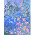 thumbnail image 2 of Randy Noble Fine Art 12x14 Black Ornate Wood Framed with Double Matting Museum Art Print Titled - Unique Bloom, 2 of 4
