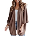 thumbnail image 1 of ZAXARRA Cardigan Femme, Manches Chauve-Souris Haut Ample Blouse, 1 of 8