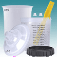 Disposable Paint Sprayer Mixing Cup for Automotive PaintGun, HVLP Paint