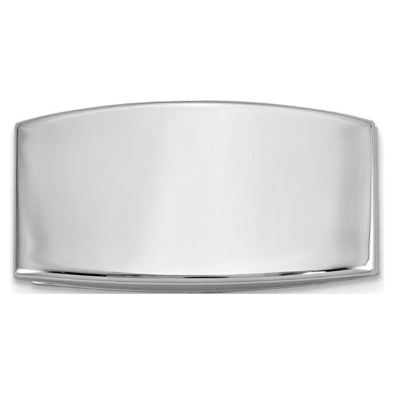 FB Jewels Silver-tone Domed Money Clip