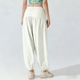 thumbnail image 7 of CHUMUD Womens Harem Pants Wide Leg Barrel Casual Loose Joggers Drawstring Elastic Waist Pants with Pockets Summer Fits, 7 of 7