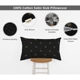 thumbnail image 4 of Vargottam Lumbar Pillow Cover - Decorative Pillow Covers20x12 Inches,PrintedWhite & BlackThemePillowcase, DecorativeLumbarCushionCovers, 4 of 4