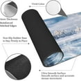 thumbnail image 3 of Blue Ice Cracks Winter Landscape Mountains Frozen Lake Pine Trees Gaming Keyboard Mouse Pad Mousepad Huge Extended XL Stitched Edge Rubber Sole for Home Office(31.5"X 11.8"), 3 of 6