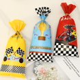 thumbnail image 5 of 25/50 bolsas de regalo con temática de coches de carreras, suministros para fiestas de coches de carreras para regalos de dulces, golosinas, bolsas de dulces para fiestas de cumpleaños de niños, 5 of 5