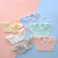 Muslin Baby Bib Bib Lap Bib 8 Organic Cotton Unisex Girls Adjustable（1 PC）