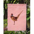 thumbnail image 3 of Carolines Treasures BB7930GF à Col Rond Commun Faisan Rose Check Drapeau de Jardin, 3 of 3