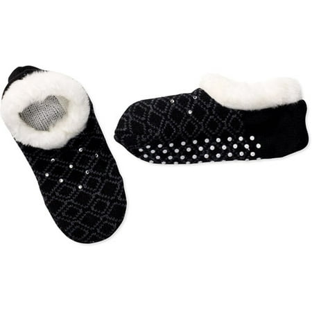 Cable Knit Slipper Socks