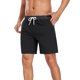 thumbnail image 2 of Ceisia Men's Spring/Summer Beach Shorts - Pocket Solid Gift Color Elastic Waistband Drawstring Swimming Trunks, 2 of 4
