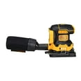 thumbnail image 5 of DeWalt DCW200D1 20V 1/4-inch Max XR 2.0Ah Cordless Compact Sheet Sander Kit, 5 of 9