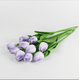 thumbnail image 1 of Nvzi 12 tulipanes artificiales, flores falsas, flores artificiales para decoración de bodas, 1 of 5