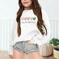 thumbnail image 3 of SGMVNU Boys Girls Hoodies 13-14 Years White Girls Boys Graphic Sweatshirt Letter Print Kids Long Sleeve Shirts Oversized Sweater Casual Loose Pullover Fall Tops, 3 of 7