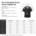 thumbnail image 5 of Pofeuu Majestic Black Yak Print Mens Casual Short Sleeve Shirts Beach Summer Spread Collar Pocket Tops Men's Casual Short-sleeved Shirt-3X-Large, 5 of 5