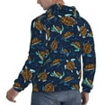 thumbnail image 6 of Naloa Sea Turtles Swimming Men's Casual Hooded Collar Drawstring Hoodies Pullover Sweatshirts Casual Long Sleeve Shirts-X-Large, 6 of 7