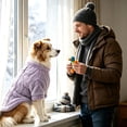 thumbnail image 5 of Dog Sweater Pajamas for Small Medium Dogs, Cute Turtleneck Winter Clothes for Girl or Boy, Warm Puppy Onesie Outfit for Chihuahua, Yorkie, and Christmas, 5 of 6