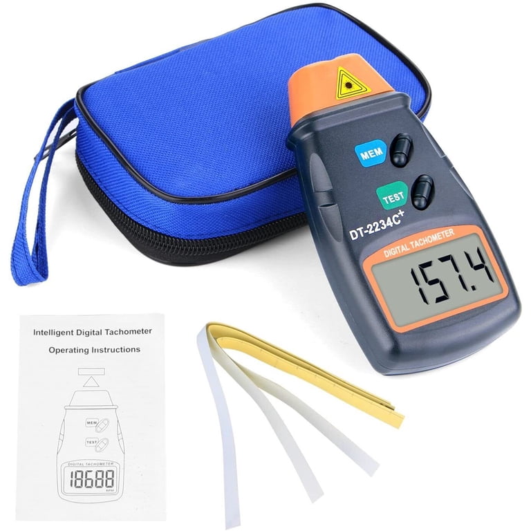 Tachimetro Ottico Laser Digitale Nimex NI606 | Senza Contatto | LCD | Misura Giri Motore - Foto 5