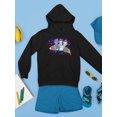 thumbnail image 3 of Kids And Alien On A Rocket Hoodie Juniors -Image by Shutterstock,  Small, 3 of 4