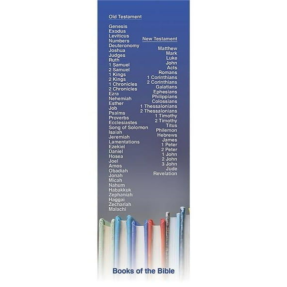 B&H Publishing 224557 Bookmark - Books of the Bible for Kids - Pack of 25