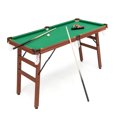 thumbnail image 1 of Patiojoy Portable Pool Table Game Pool Table for Kids & Adults w/ 16 Balls A Triangle 2 Chalks 2 Cue Sticks A Brush & Adjustable Foot Pads, 1 of 10