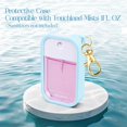 thumbnail image 3 of TEMOGU-Silicone Case with Bottles Hand Sanitizer Spray Kit,Protective Case with Keychain Compatible with Power Mist and Glow Mist 1.5 fl oz, Hand Sanitizer Spray Accessory (Blue), 3 of 4