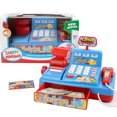 thumbnail image 1 of Interactive Kids Kitchen Play Set with Blue Electric Cash Register, Realistic Simulation Toys for 4-6 Years Old, Educational Cooking Pretend Play with Lights & Music, Durable Plastic & Rubber, Export, 1 of 6