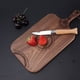 thumbnail image 1 of Tabla de cortar de madera de nogal negro para acampar, tabla de cortar de comida para senderismo, Picnic, barbacoa, 1 of 6