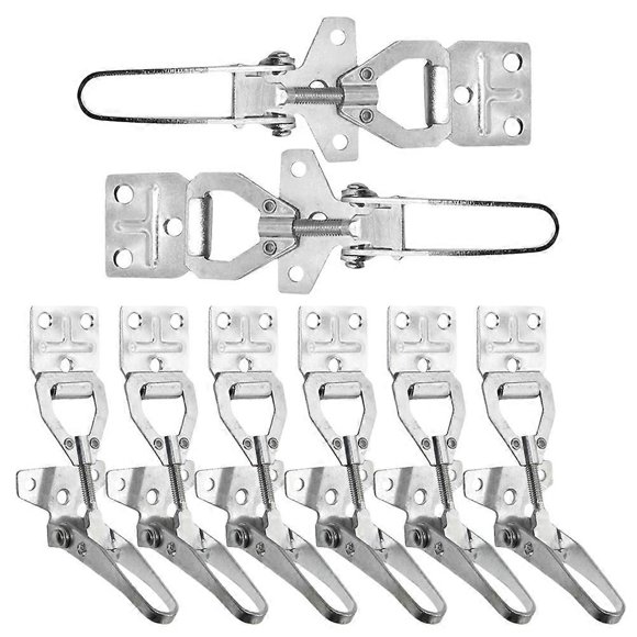 Beehive Tool Hive Connector Latch Stable Connection Galvanized Steel Beekeepers 8Pcs