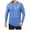 Blue, variant on Daznico Mens Shirts - Men's Hooded Shirts Long Sleeve Workout Sport Hoodie Casual Running T Shirt Pullover Top - Shirts for Men,Color:Orange,Size:S