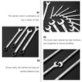 thumbnail image 3 of BEADCEST 14 Pcs Professional Wrench Set Steel for Roadside Emergency Use, 3 of 8