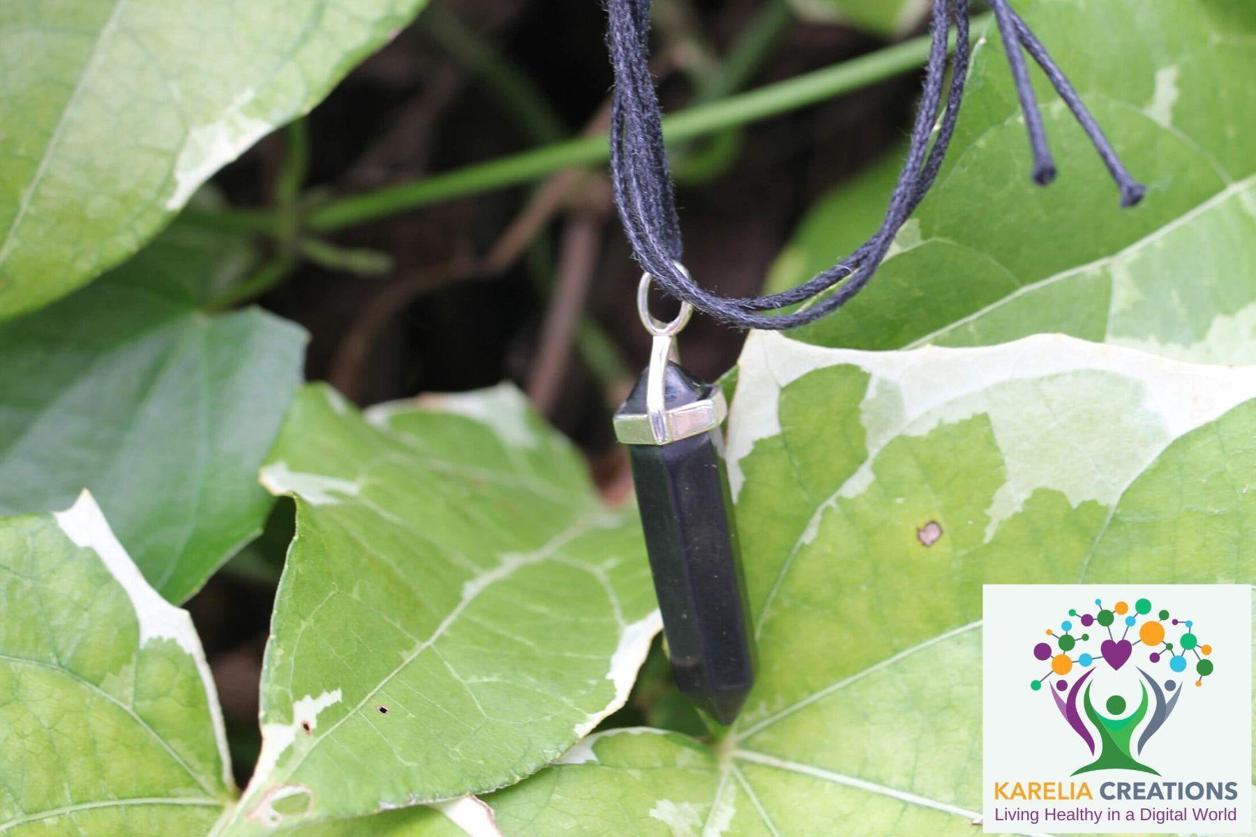 жњЂй«� 6-Sided Double-Point Shungite Protection Pendant and Necklace Hexagona -  uss.ma