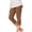 Brown, variant on Girls Clothes Girls Pants Girls Yoga Pants With Rhinestone Comfortable Stretchy Capris For Everyday Wear Casual School Outdoor Activities Spring Summer Fall