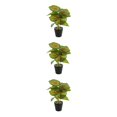 thumbnail image 4 of Inteprter ABS tortuga en maceta plantas falsas bajo mantenimiento hojas artificiales para el hogar Oficina sala de estar JH5474 Type1 NO1, 4 of 6