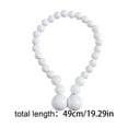 thumbnail image 6 of RXMEKW Curtains for Bedroom Magnetic Wood Bead Curtain Tieback Holder Bedroom Bathroom, 6 of 6
