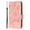 Pink, variant on Phone Case for OnePlus 13R, Rose Pattern PU Leather Case with RFID Block Card Slots Stand Magnetic Flip Wallet Cover, Black
