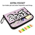 thumbnail image 2 of Accordion File Organizer with Zip Closure 13 Pockets Expanding File Folder Letter A4 Paper Document Organizer for Home Office Black Font Love, 2 of 7