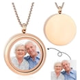 thumbnail image 2 of Personalized Glass Cremation Urn Necklace for Ashes Of Loved One Carry Photo Glass Memorial Urn Jewelry Stainless Steel Cremation Urn Locket for Human / Pet, 2 of 9