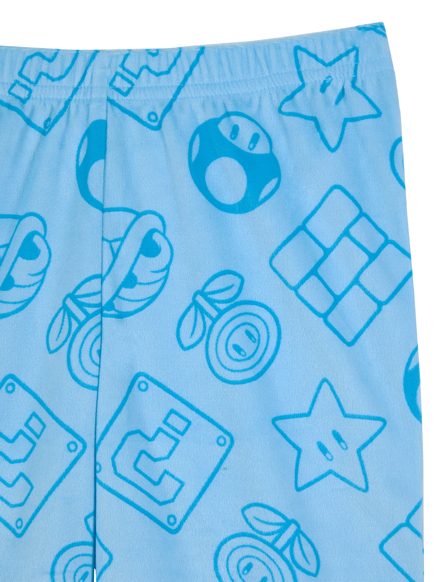 Princess Peach Girls Long Sleeve Top and Pajama Pants Set, 2-Piece, Sizes 4-16