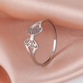 thumbnail image 1 of Skyrim anillo de mujer de acero inoxidable corazón Simple mariposa fase lunar anillos de dedo geométricos regalo de boda para amante al por mayor Tan Jianjun  unisex, 1 of 2