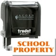 thumbnail image 1 of Self-Inking School Property Stamp, Trodat Printy 4911, Press and Print Stamping, Impression Size 5/8" x 1-1/2", Up to 10,000 Impressions - Orange Ink, 1 of 10