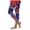 Light Blue, variant on Womens American Flag Capri Leggings 250 Anniversary USA 4th of July Patriotic High Waist Stretchy Yoga Work Capris Pants (Blue, S)