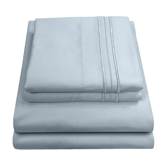 Juego de sábanas Sweet Home Collection California King Misty Blue