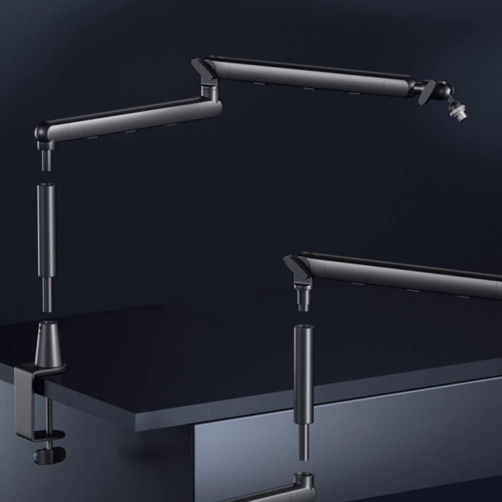 MANNYA Microphones Arm Stand with Multiple Angled Supporting Up to 2KG for Streaming and