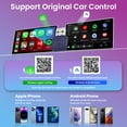 thumbnail image 6 of CarlinKit Mini Ultra 2 in 1 Wireless CarPlay Adapter, Wireless Android Auto Adapter, Support OTA Upgrade/Plug&Play, for Wired CarPlay&Android Auto Car, 6 of 8