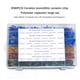 thumbnail image 4 of Tholdsy Condensador de película de 5590 Uds., Kit de herramientas de Terminal resistente al desgaste de bajo consumo de energía, diodo emisor Electrónica, 4 of 6