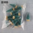 thumbnail image 1 of Mini cepillo para botellas de árboles de Navidad, 12 Uds., árboles de plástico, adornos de nieve para invierno, manualidades de mesa, decoración DIY, regalo de Navidad, 1 of 4