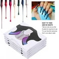 thumbnail image 4 of Gel Nail Art Form Colorful Acrylic Nail Art Form Fish Shaped Nail Extension Sticker Manicure Accessory100pcs Bag, 4 of 8