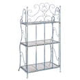 thumbnail image 6 of SAFAVIEH Torus Solid Rustic Outdoor Patio 3-Tier Shelf, Antique Blue, 6 of 11