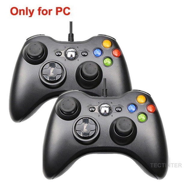 Joystick Gamepad de vibración con cable USB para controlador de PC para Windows 7/8/10 no para Xbox 360 Joypad con alta calidad Tan Jianjun unisex